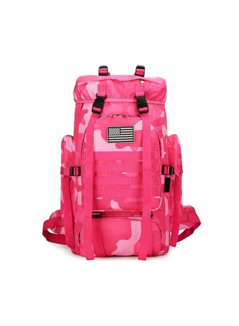 Pink Durable Hiking Backpack