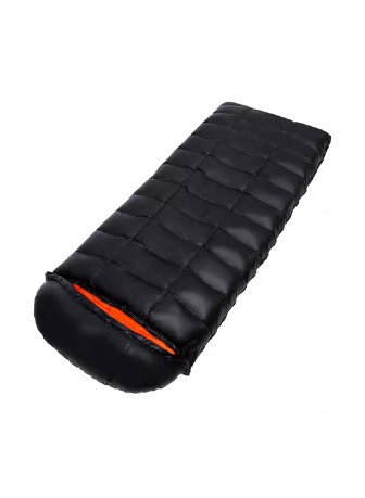 Drawstring Hooded Rectangular Down Sleeping Bag