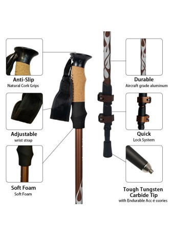 Telescopic Folding Trekking Poles Telescopic Folding Trekking Poles
