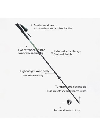 Aluminum Alloy Hiking Poles