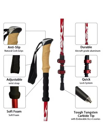 Lightweight Aluminum Trekking Poles