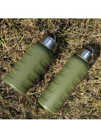 Green Stainless Steel Thermos Mug